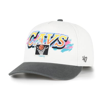  Cleveland Cavaliers '47 City Paint Hitch Adjustable Hat - Cream