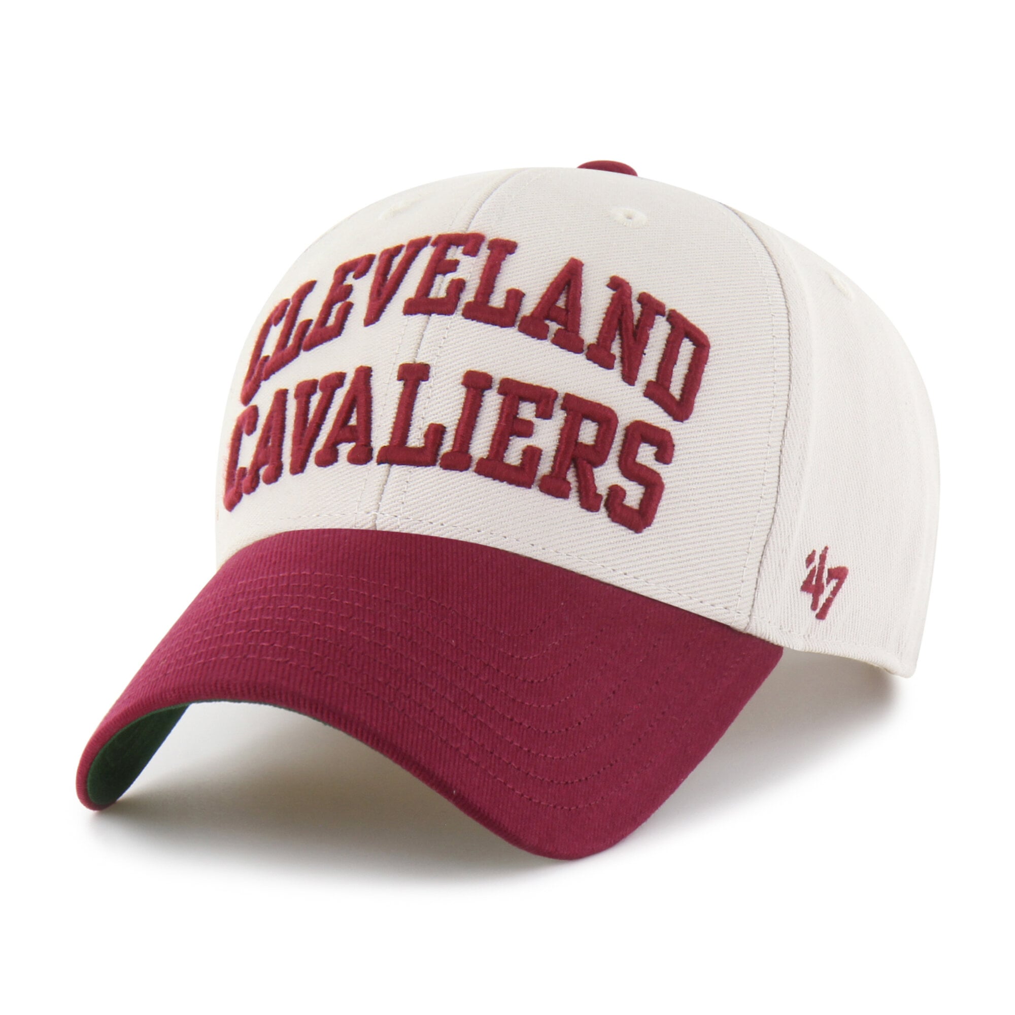 Men's '47 Natural Cleveland Cavaliers Broke Line Loop MVP Adjustable Hat