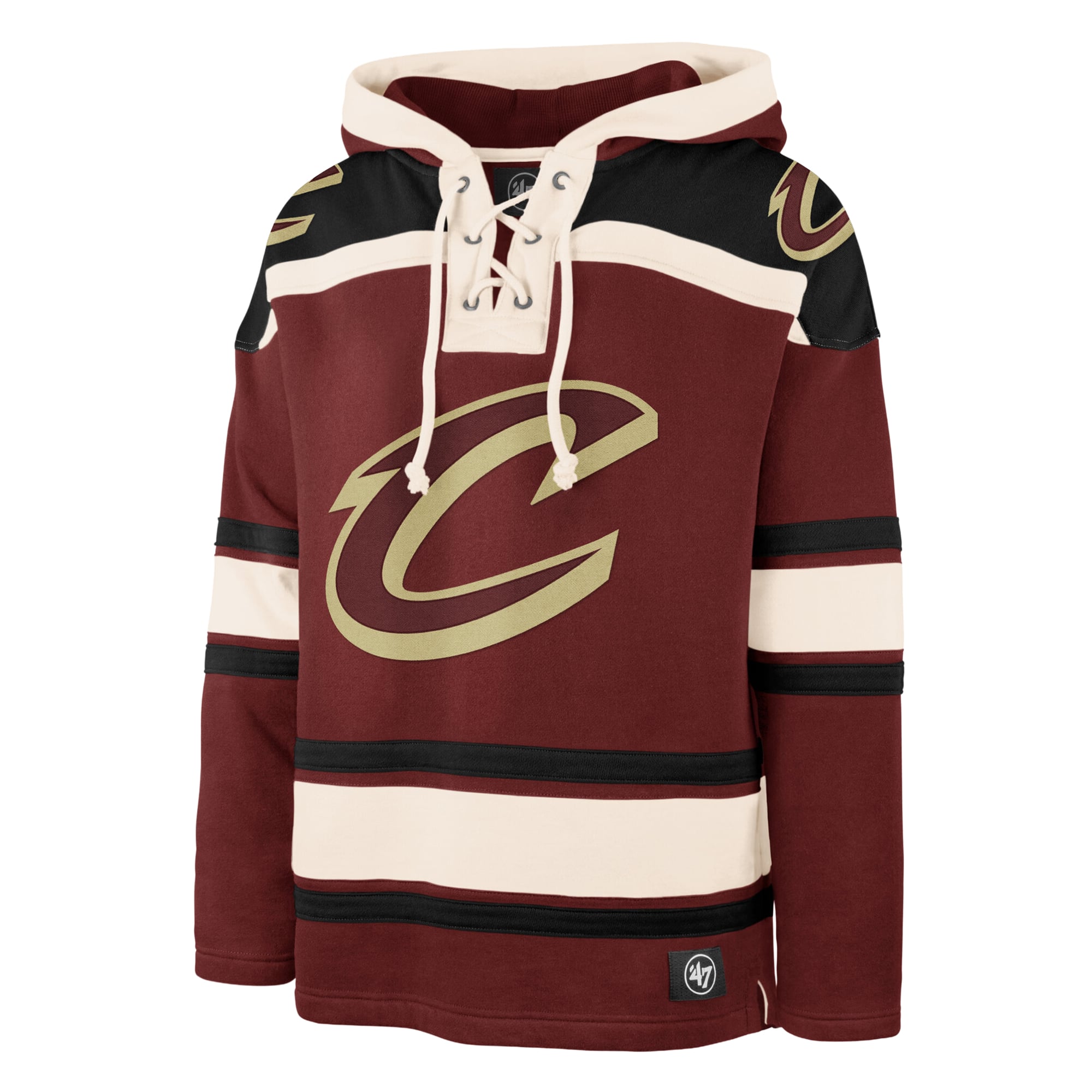 Sweat à capuche homme '47 Wine Cleveland Cavaliers Superior Lacer