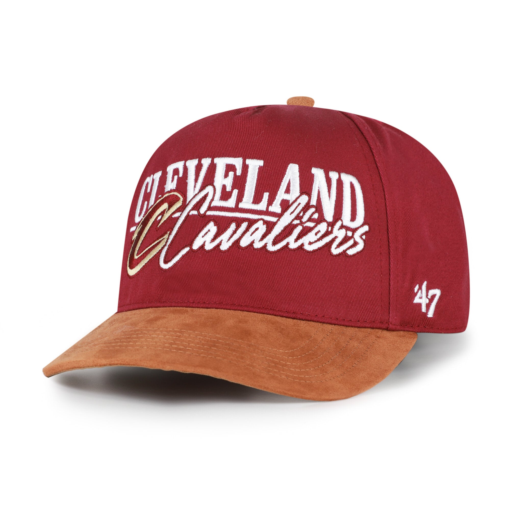 Casquette ajustable Cleveland Cavaliers « Scribe Line Hitch » couleur vin/beige, modèle 47