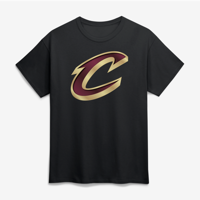 Cleveland Cavaliers Big & Tall Forged Mascot T-Shirt - Black