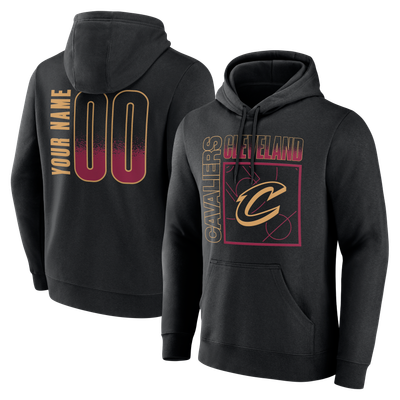 Cleveland Cavaliers Home Court Pop Personalized Name & Number Hoodie - Black