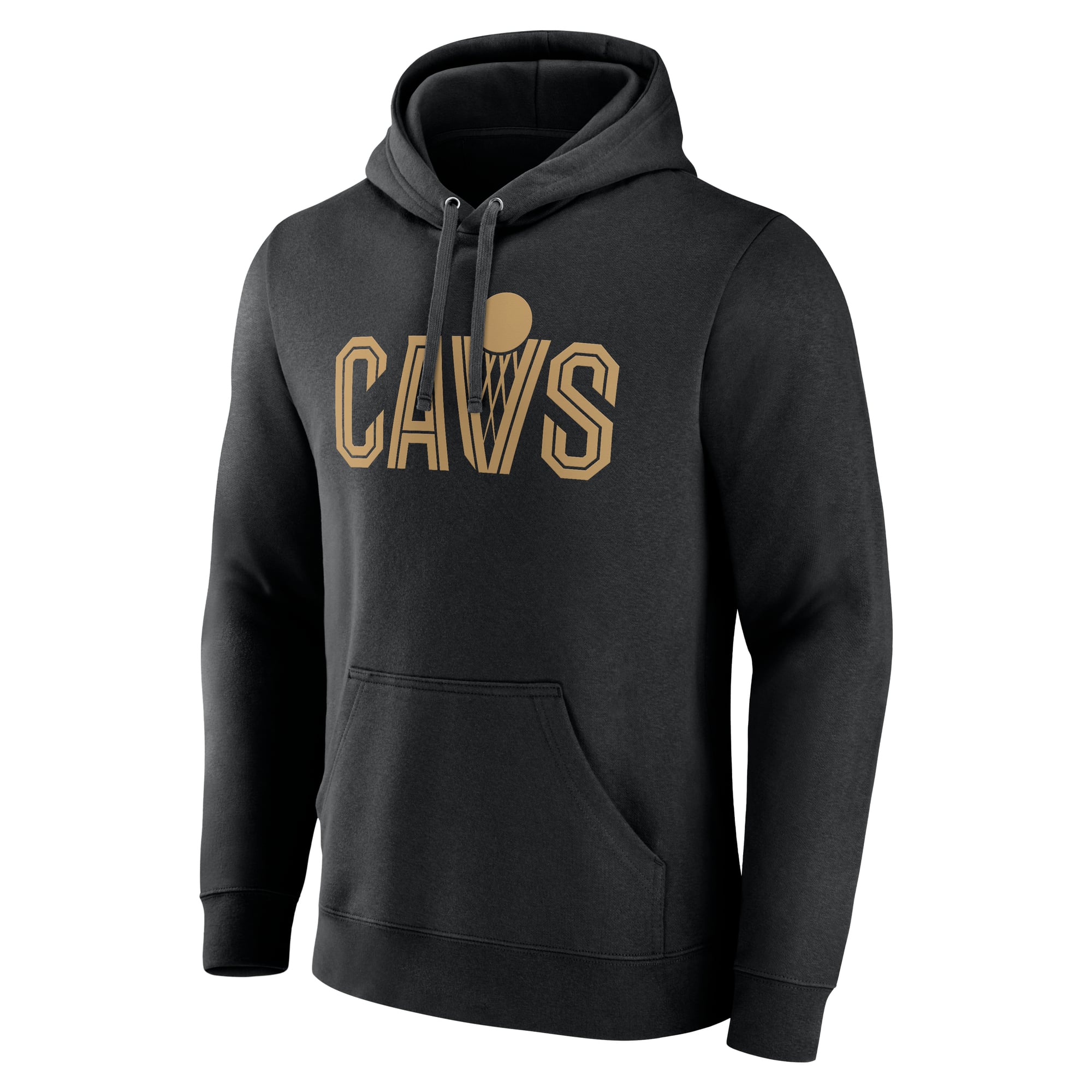 Sweat à capuche noir pour homme avec logo des Cleveland Cavaliers