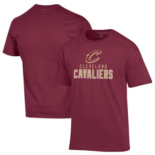 T-shirt en coton Champion Wine Cleveland Cavaliers pour homme