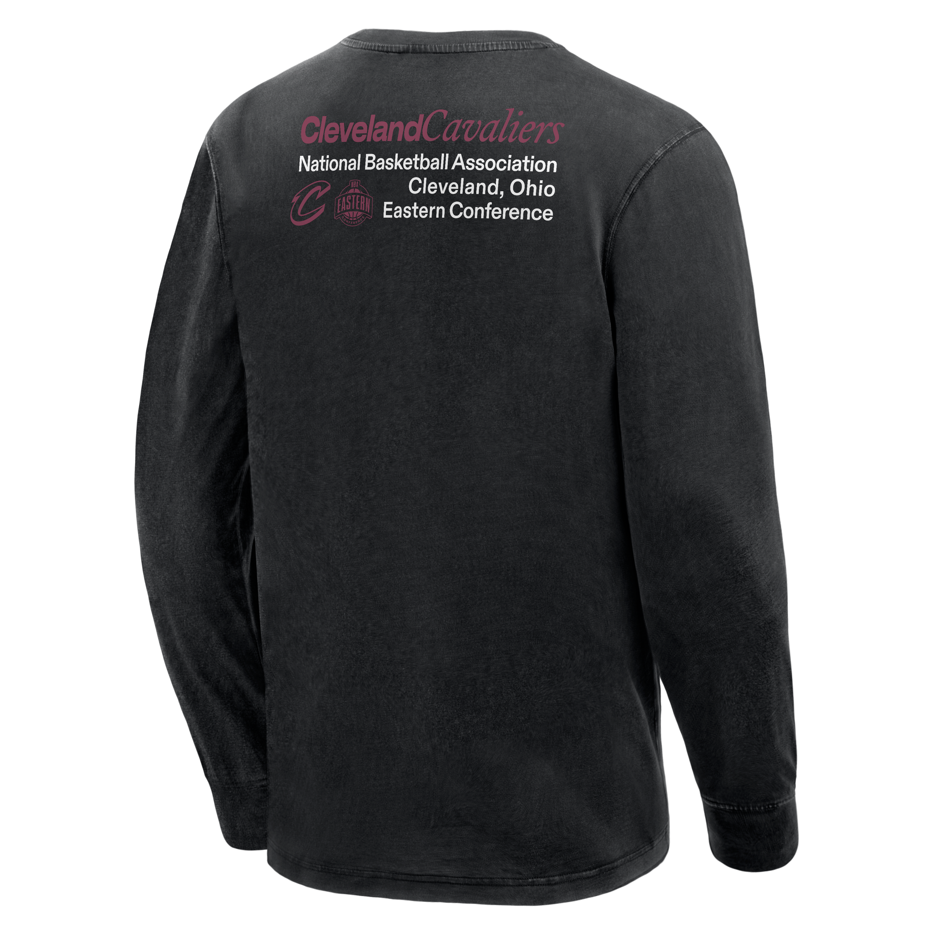 T-shirt à manches longues Fanatics Black Cleveland Cavaliers Coaching Time pour homme