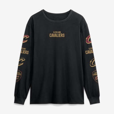  Cleveland Cavaliers Fanatics Jump Higher Legacy Long Sleeve T-Shirt - Black
