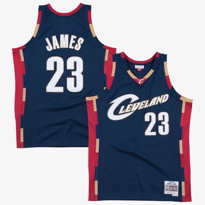 LeBron James Cleveland Cavaliers Mitchell & Ness Big & Tall 2008/09 Hardwood Classics Swingman Jersey - Navy