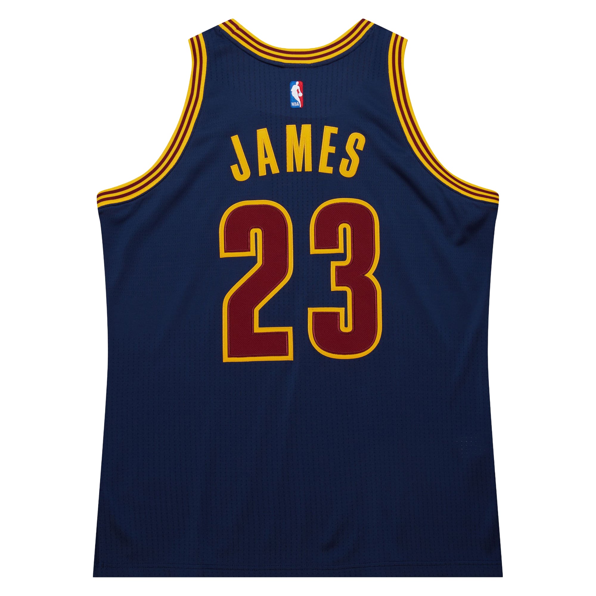 Men's Mitchell & Ness LeBron James Navy Cleveland Cavaliers Big Tall 2015/16 Swingman Jersey