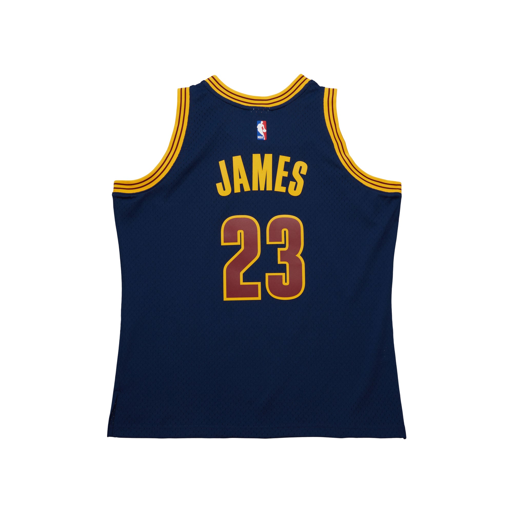 Men's Mitchell & Ness LeBron James Navy Cleveland Cavaliers Big Tall Hardwood Classics 2008-09 Swingman Jersey