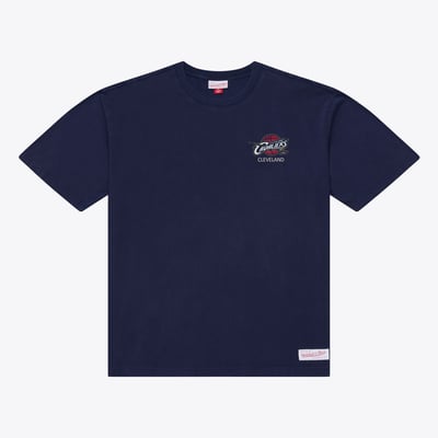  Cleveland Cavaliers Mitchell & Ness Core Essentials T-Shirt - Navy
