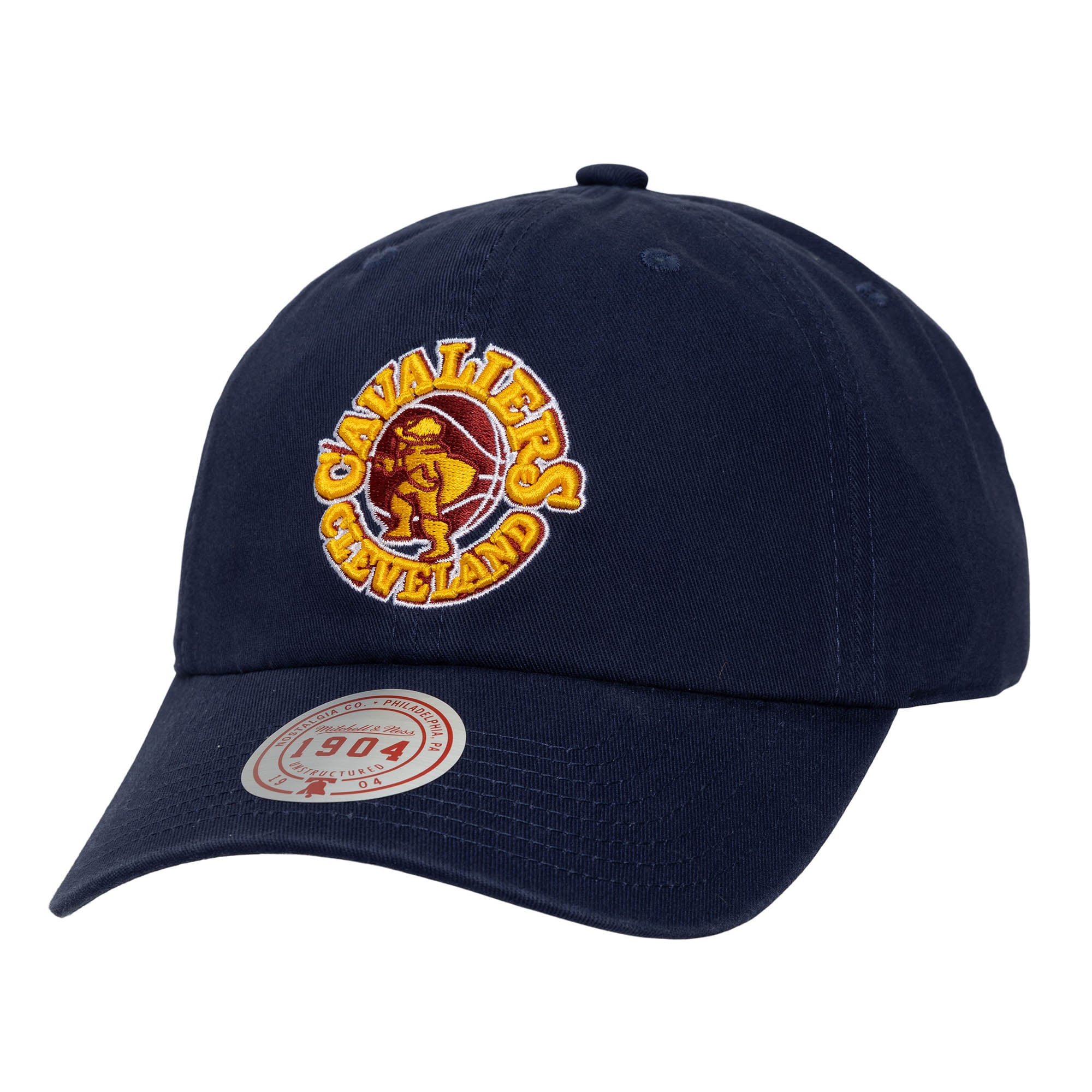 Men's Mitchell & Ness Navy Cleveland Cavaliers Hardwood Classics 1904 Adjustable Hat