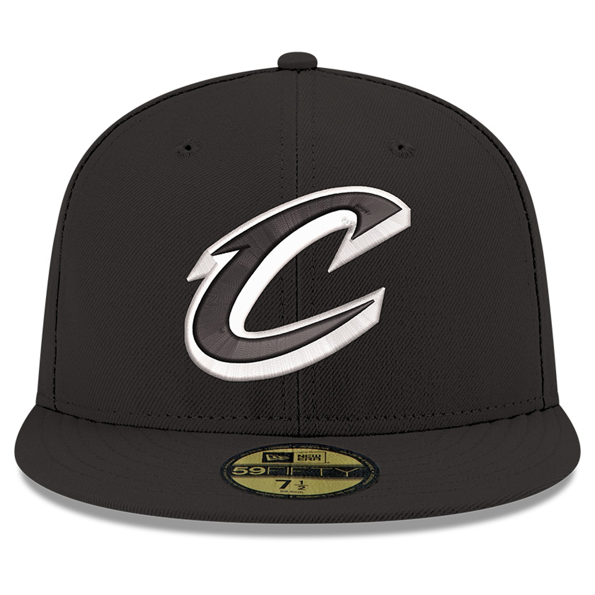 Men's New Era Black Cleveland Cavaliers 59FIFTY Fitted Hat
