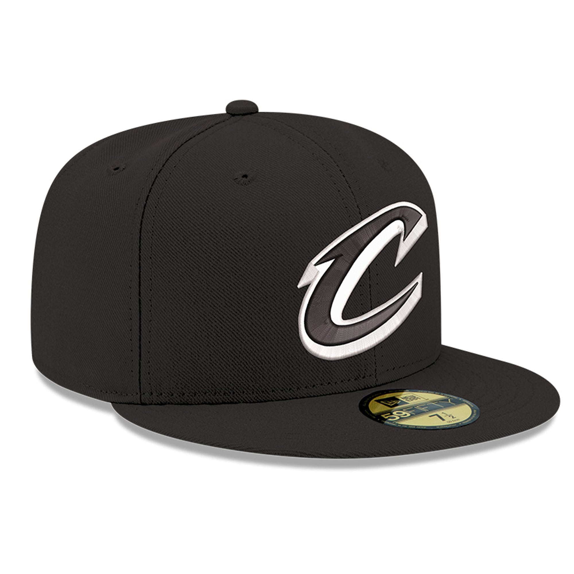 Men's New Era Black Cleveland Cavaliers 59FIFTY Fitted Hat