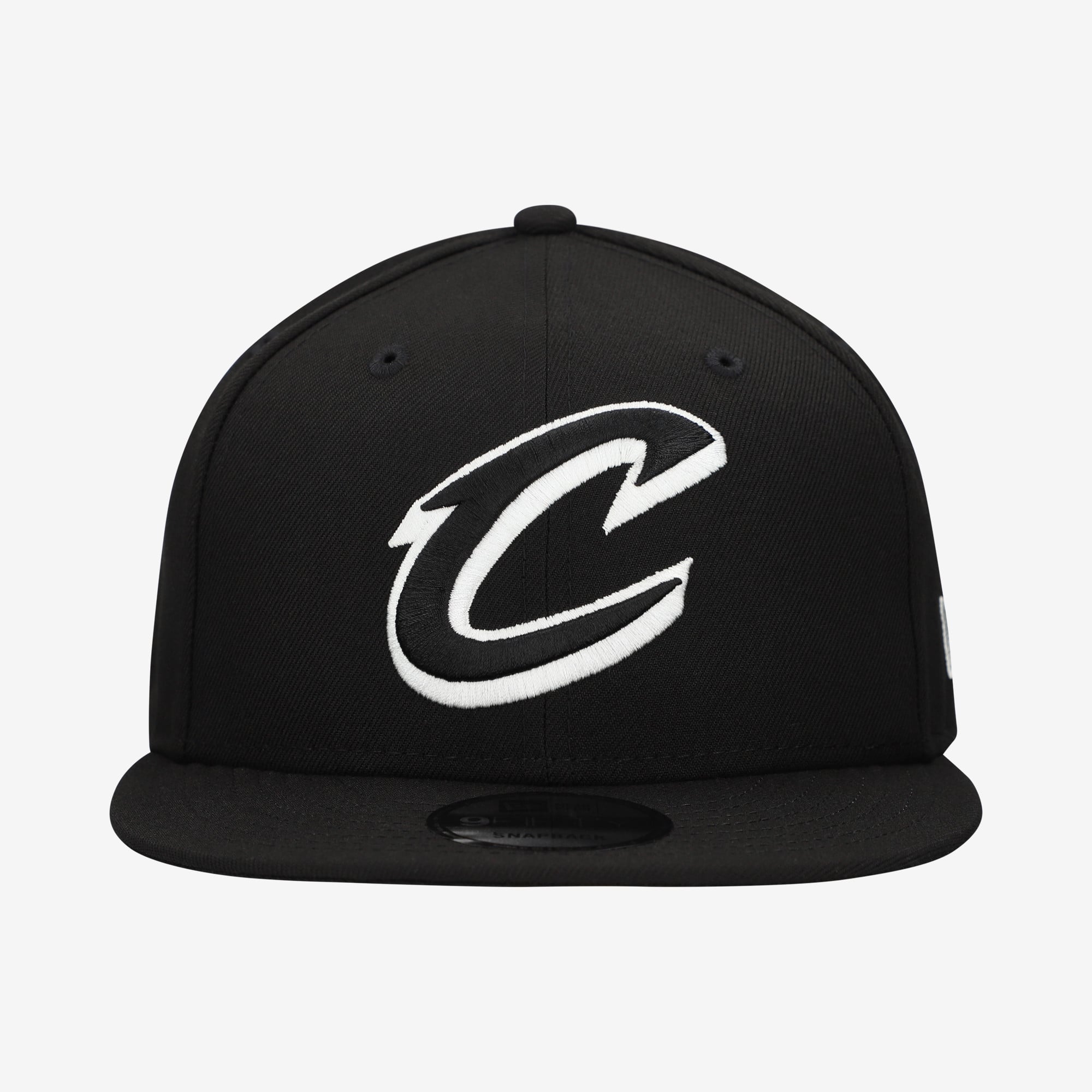 Men's New Era Black Cleveland Cavaliers Team 9FIFTY Snapback Hat