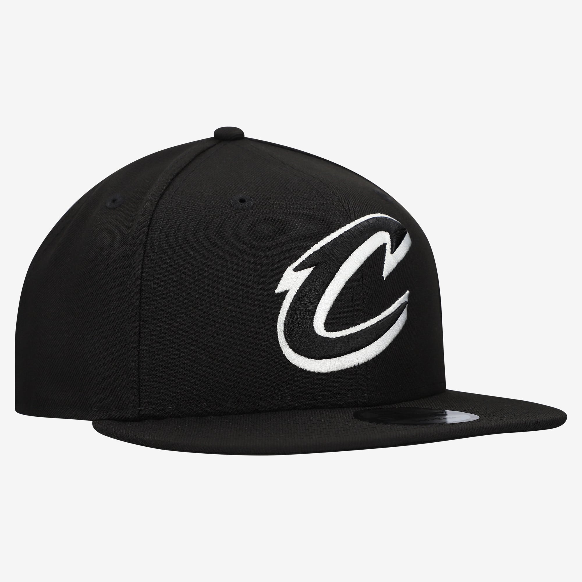 Men's New Era Black Cleveland Cavaliers Team 9FIFTY Snapback Hat