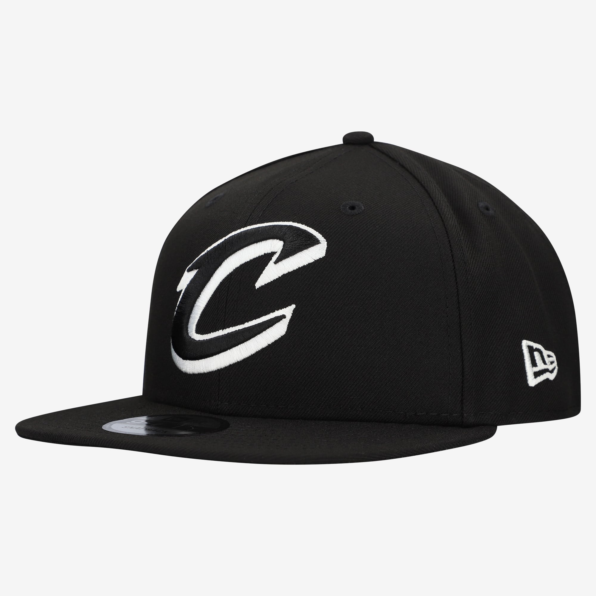 Men's Cleveland Cavaliers  New Era Black Team 9FIFTY Snapback Hat