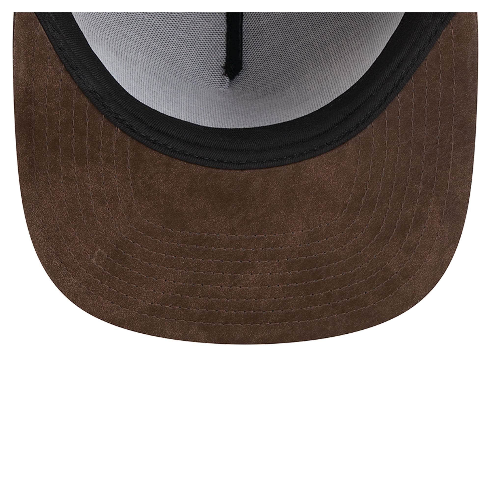 Casquette ajustable New Era marron à carreaux Cleveland Cavaliers 9FIFTY pour homme