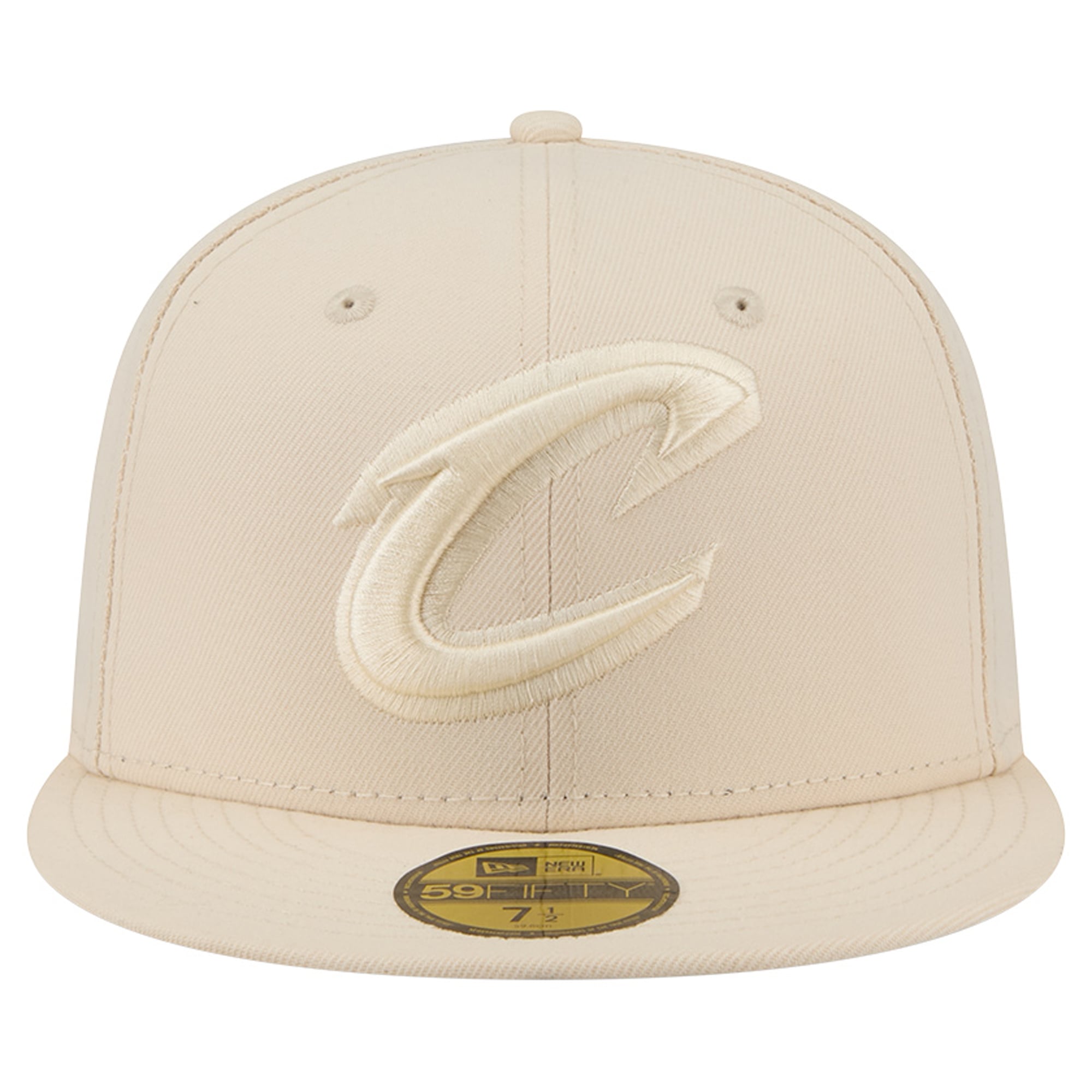 Casquette ajustée New Era 59FIFTY crème pour homme