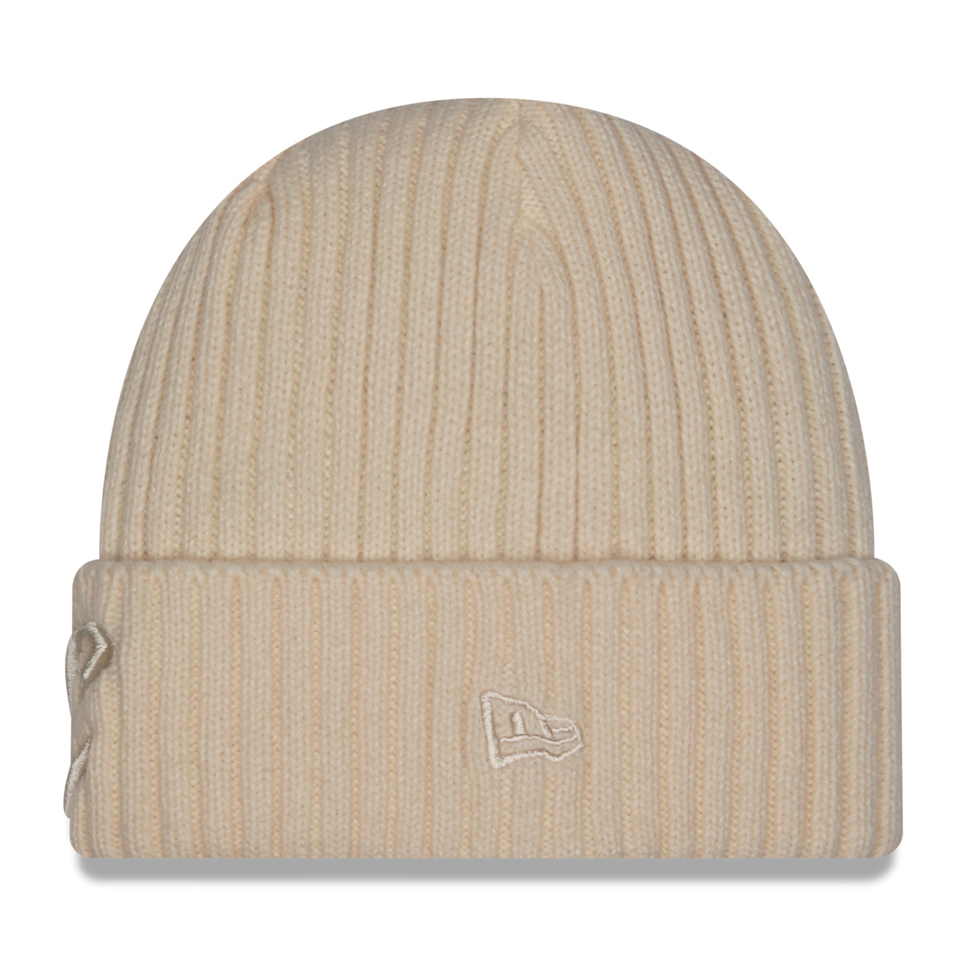Bonnet à revers New Era crème Cleveland Cavaliers pour homme