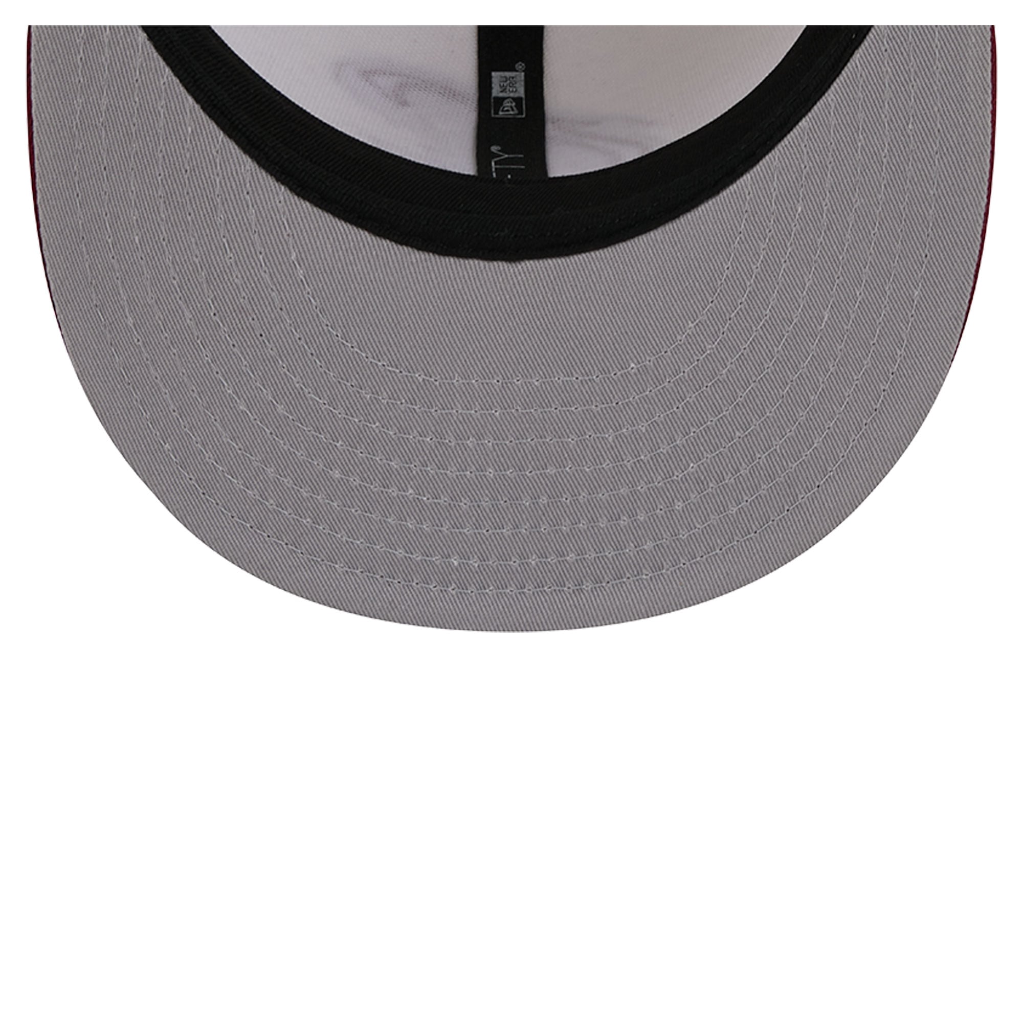 Casquette ajustée New Era Deceptor 59FIFTY pour homme, couleur crème/bordeaux, Cleveland Cavaliers