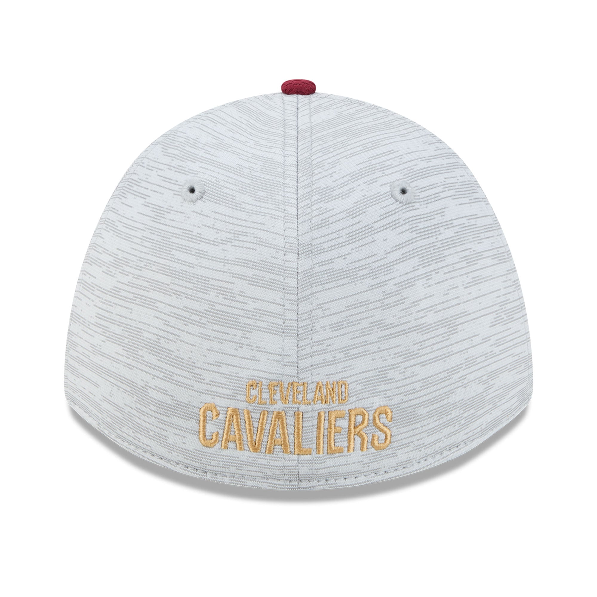 Casquette New Era grise Cleveland Cavaliers 39THIRTY M-Crown Tech Stretch pour homme