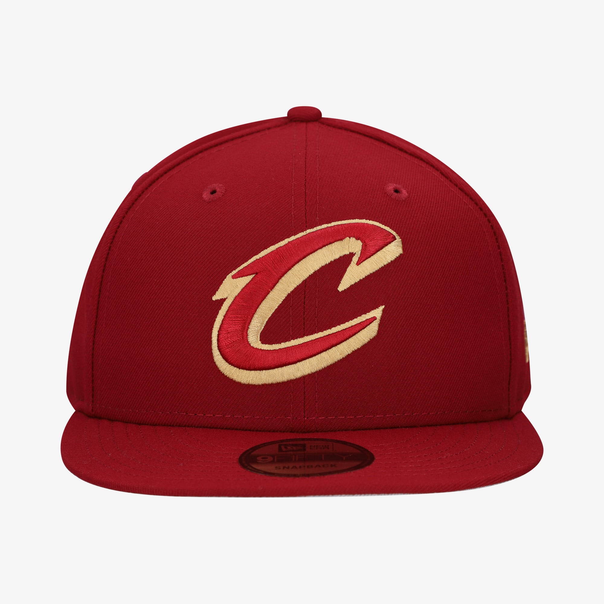 Men's New Era Wine Cleveland Cavaliers Team 9FIFTY Snapback Hat