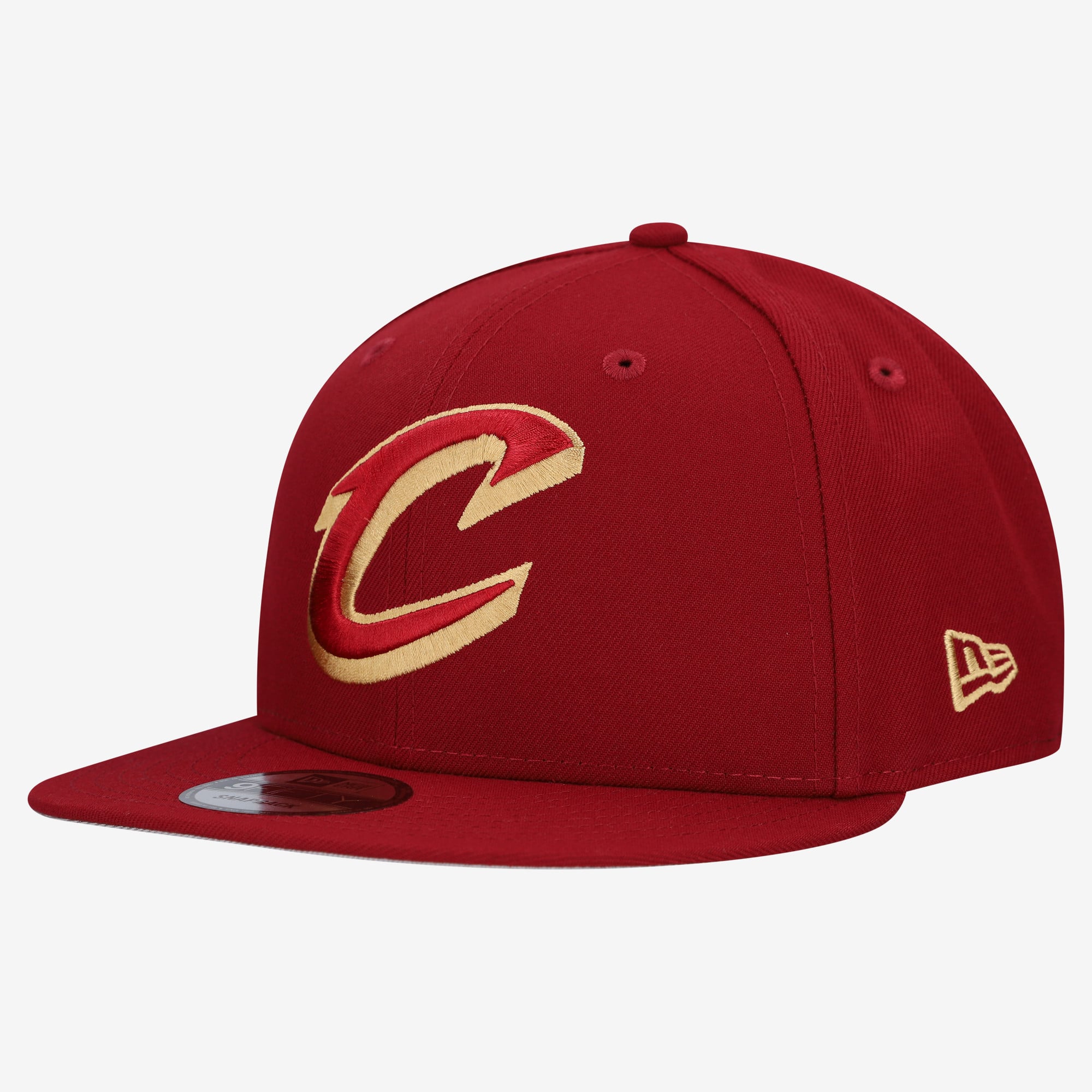 Men's Cleveland Cavaliers  New Era Wine Team 9FIFTY Snapback Hat