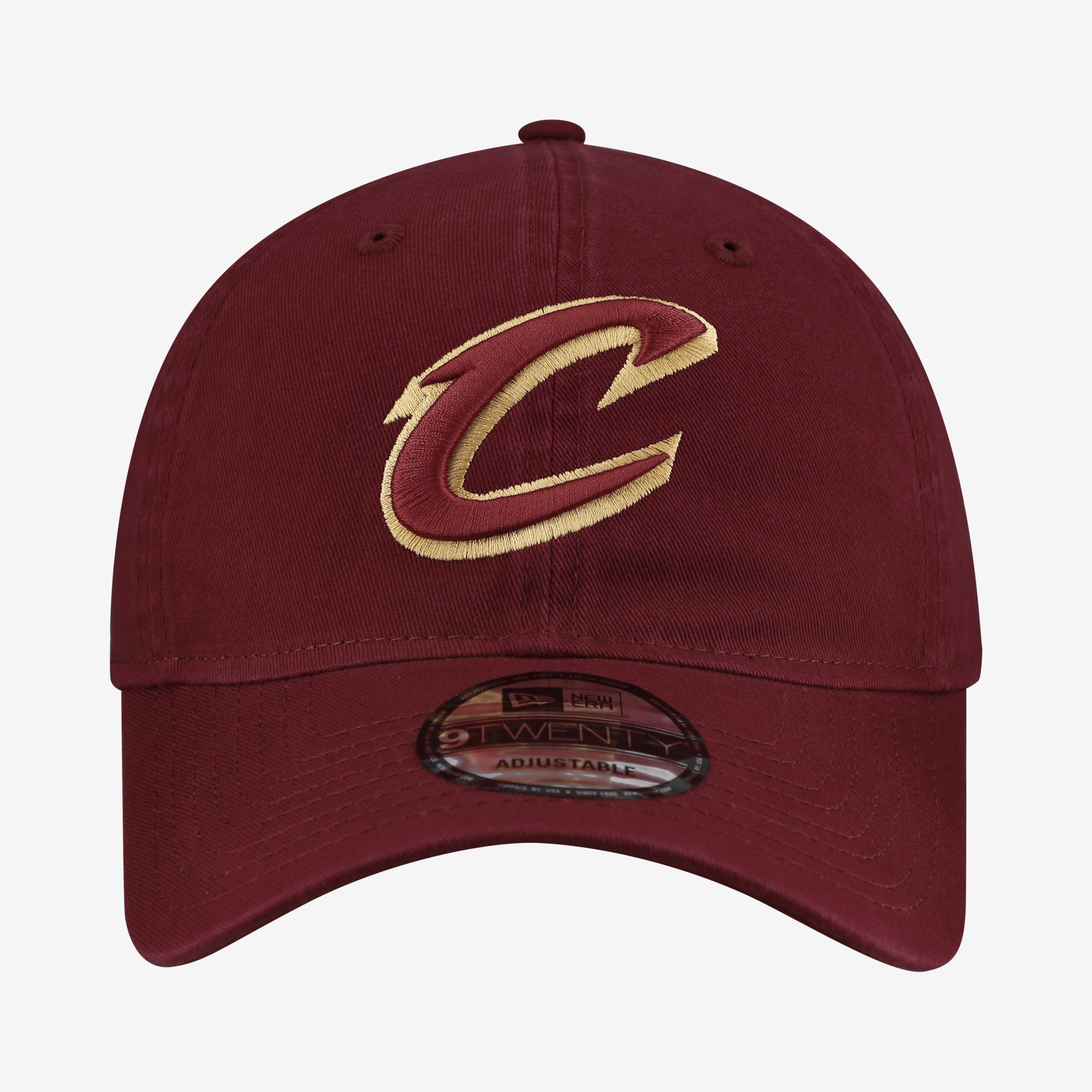 Men's New Era  Wine Cleveland Cavaliers Team 9TWENTY Adjustable Hat
