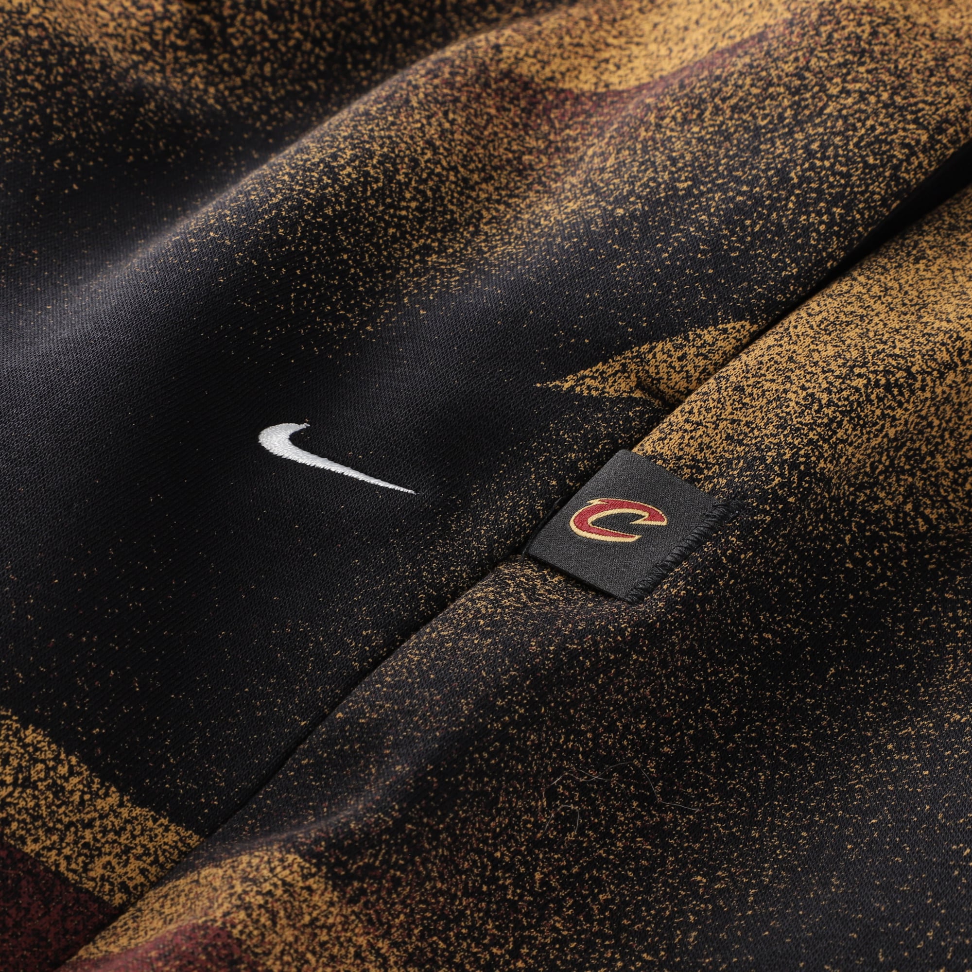 Short de sport Nike Icon en polaire, noir, Cleveland Cavaliers, édition standard 2026, pour homme