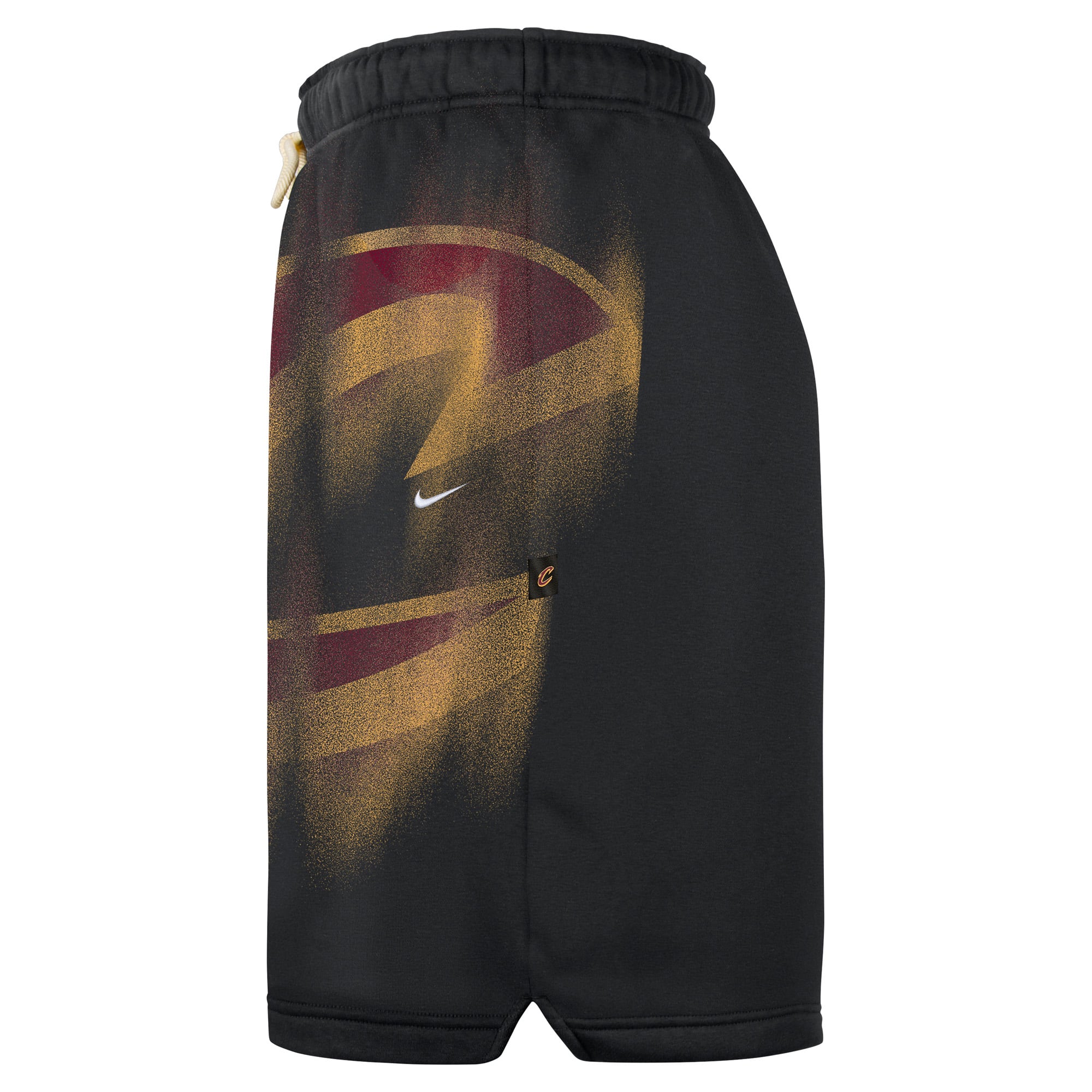 Short de sport Nike Icon en polaire, noir, Cleveland Cavaliers, édition standard 2026, pour homme