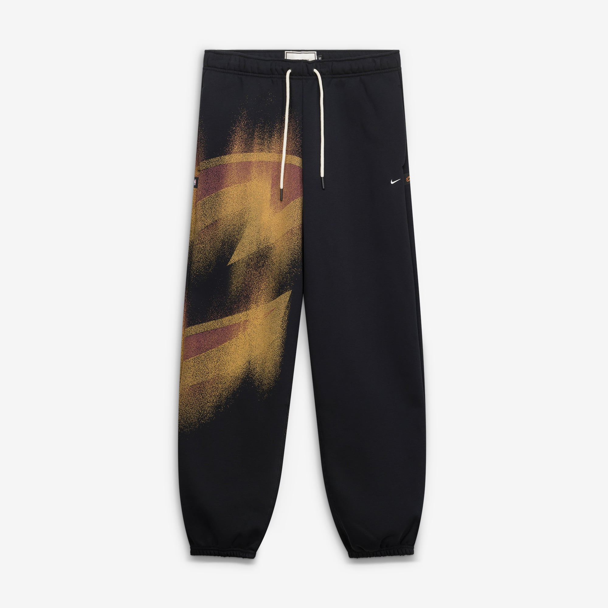 Pantalon de survêtement fuselé Nike Cleveland Cavaliers 2026 Standard Issue Icon Fleece noir pour homme