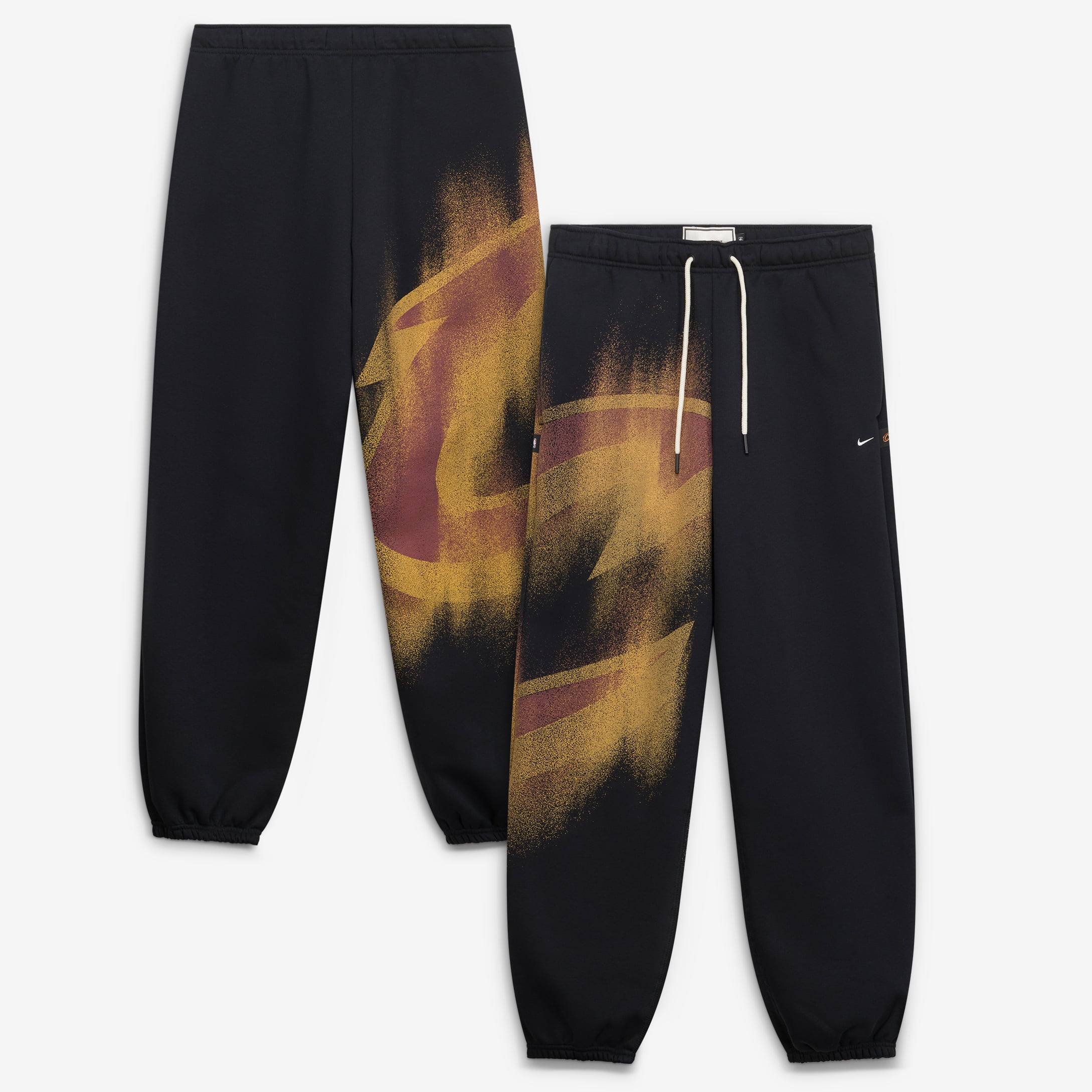 Pantalon de survêtement fuselé Nike Cleveland Cavaliers 2026 Standard Issue Icon Fleece noir pour homme