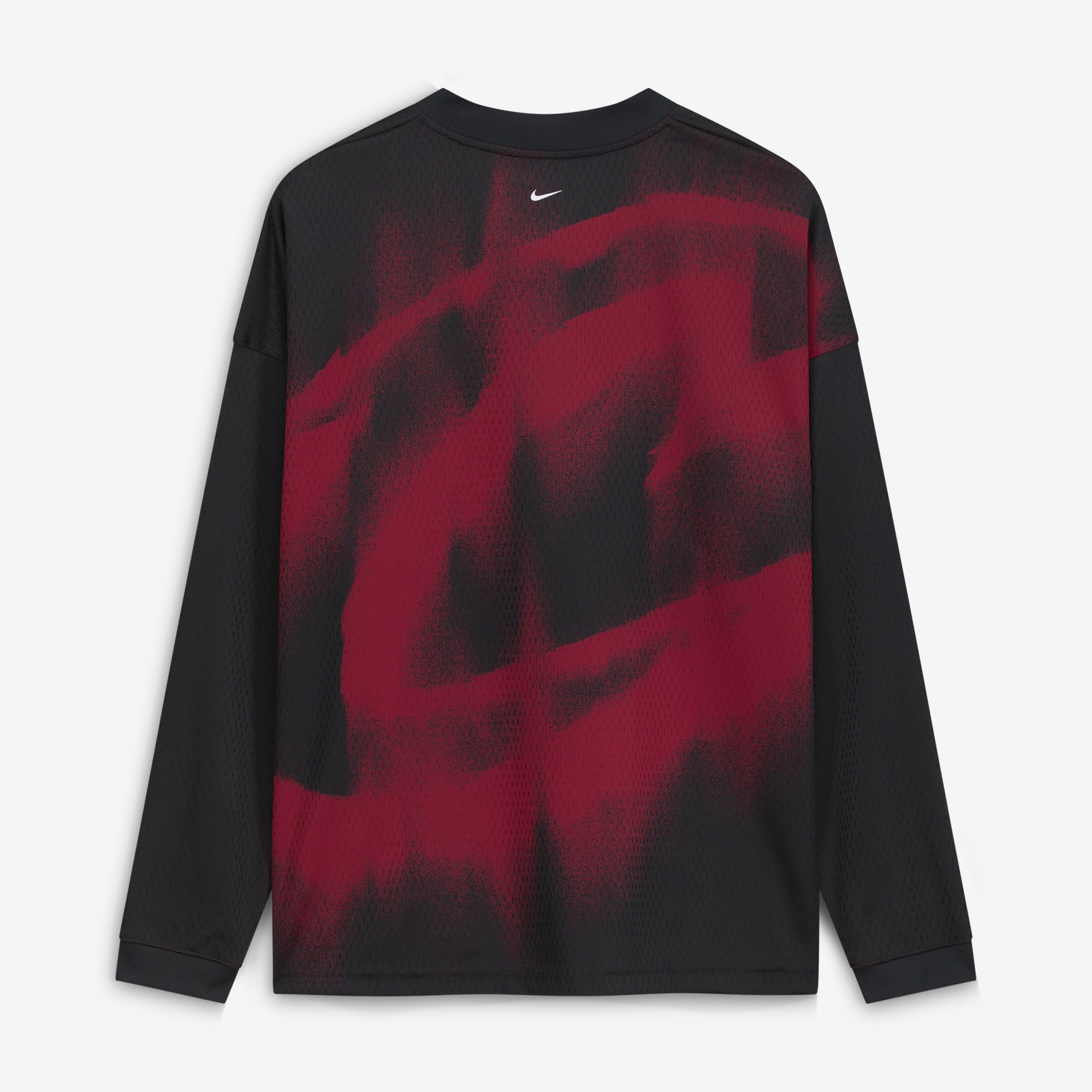 T-shirt à manches longues Nike Cleveland Cavaliers noir pour homme, édition standard 2026, performance d'avant-match