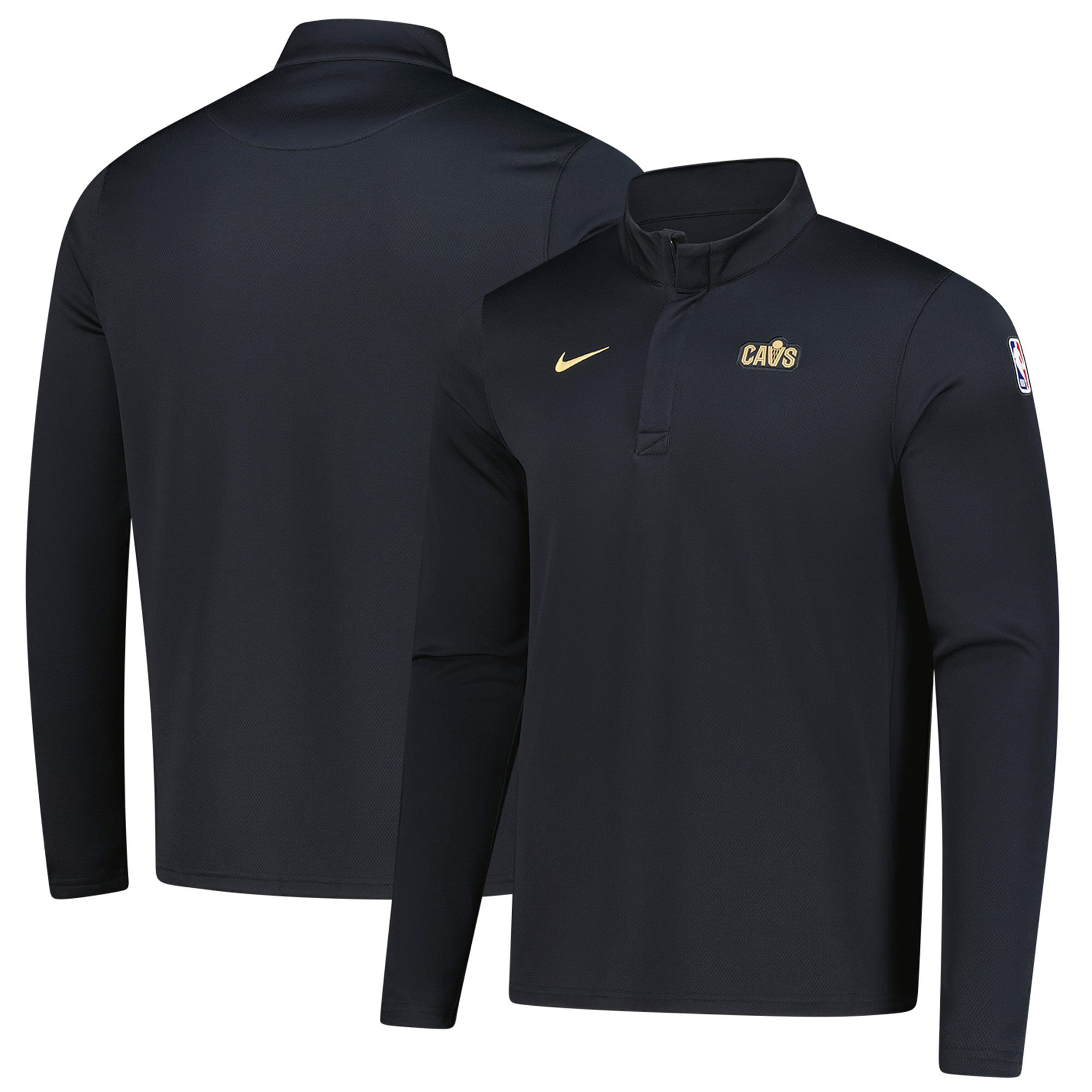 Men's Nike Wine Cleveland Cavaliers Authentic Coaches Quarter-Zip Dri-FIT Top