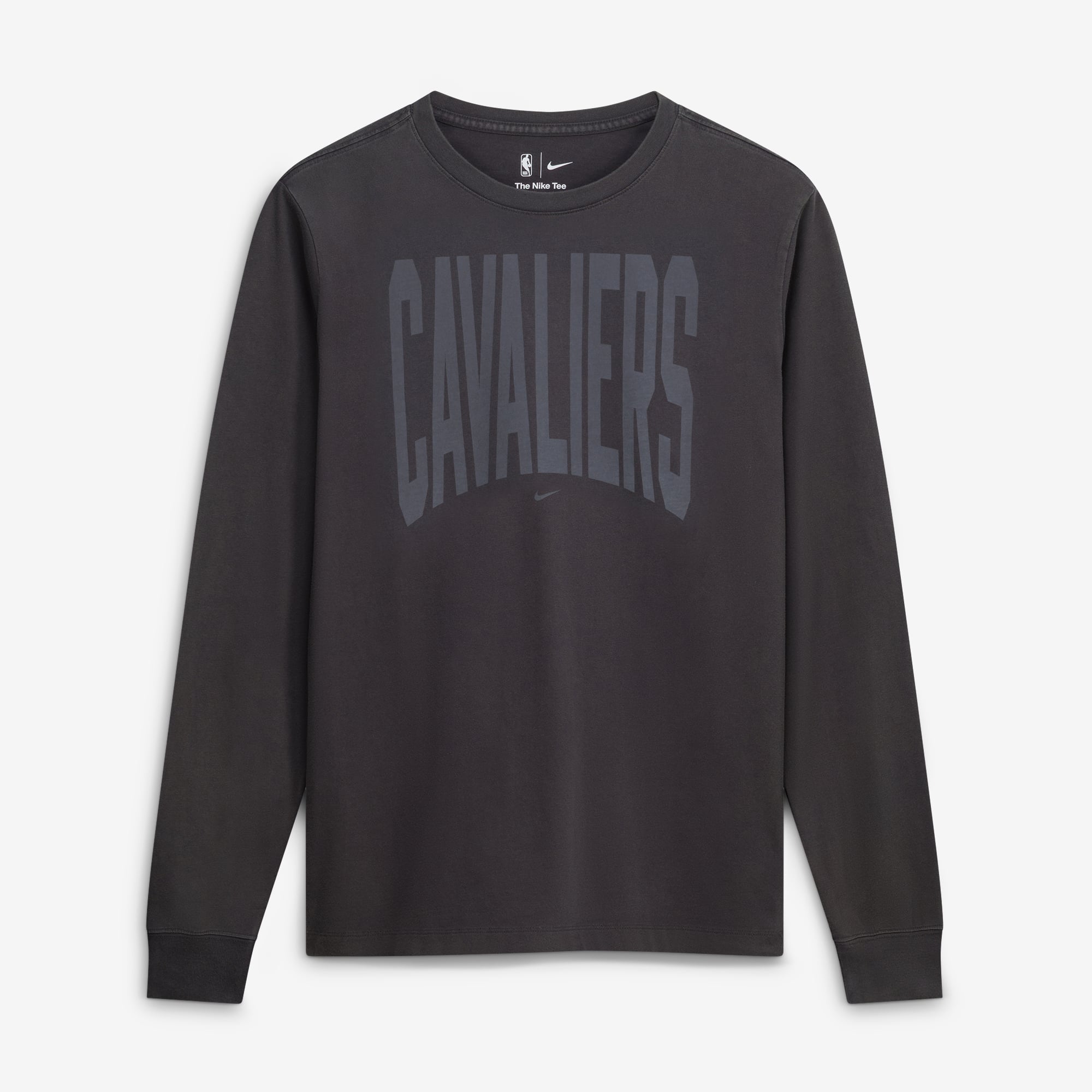 T-shirt à manches longues Nike pour homme, coloris anthracite, Cleveland Cavaliers, édition standard 2026