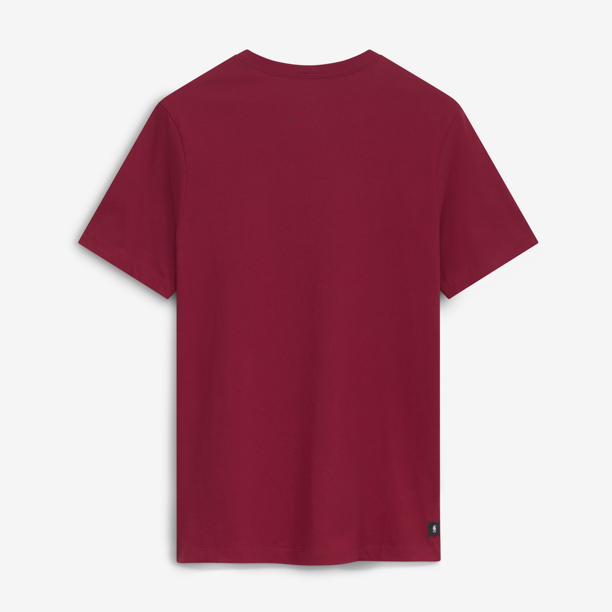 T-shirt d'entraînement Nike Cleveland Cavaliers 2026 Standard Issue pour homme, couleur bordeaux.