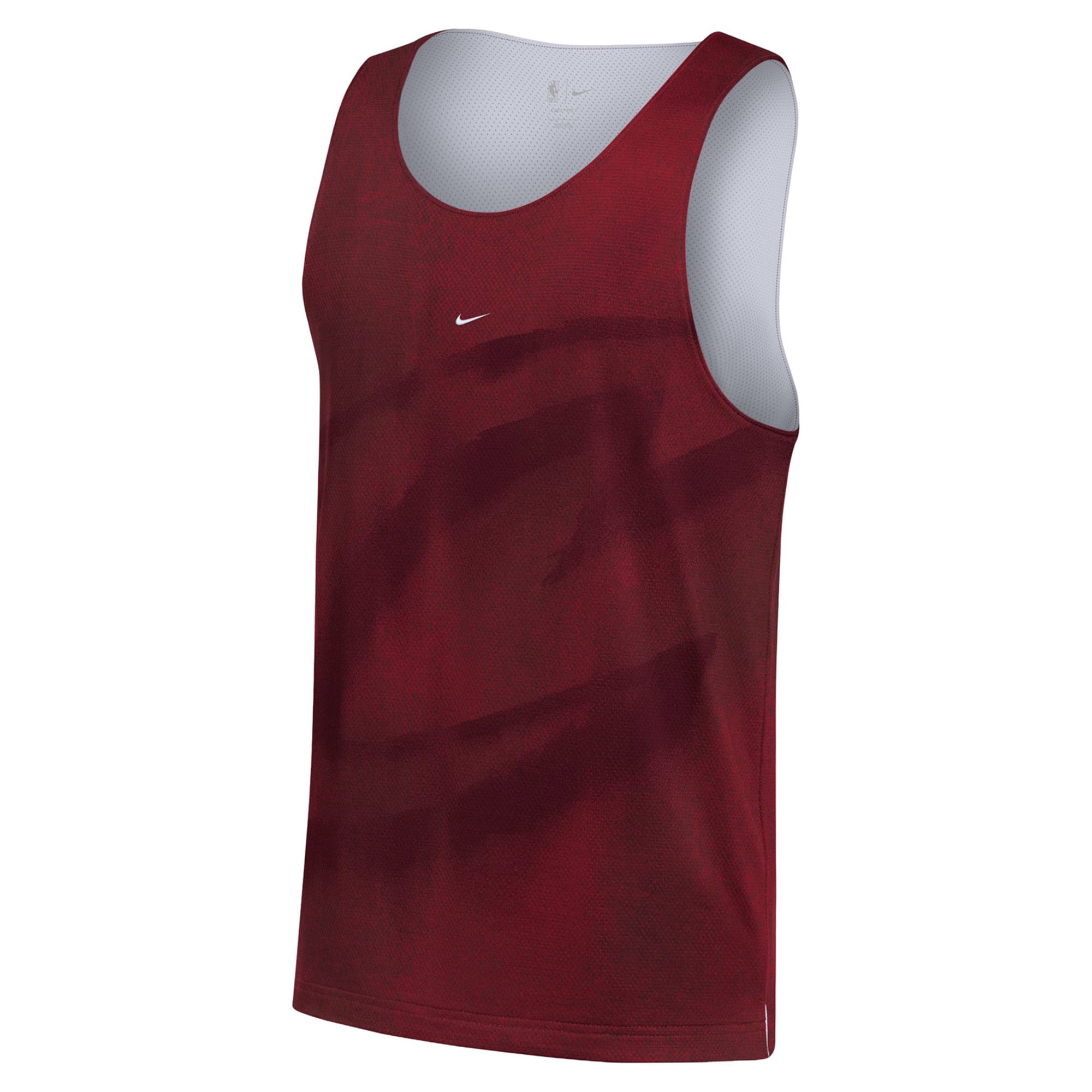 Maillot réversible Nike Wine/White Cleveland Cavaliers 2026 Standard Issue Practice Icon Mesh pour homme