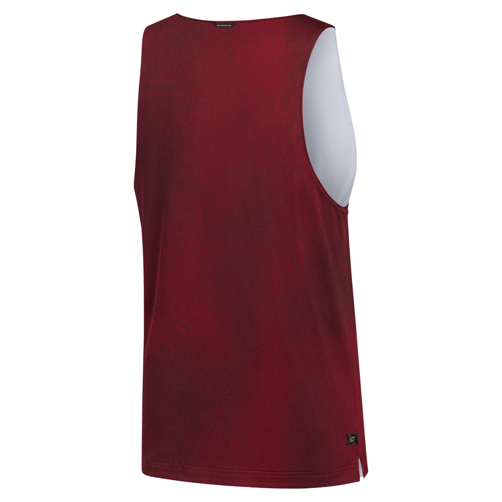 Maillot réversible Nike Wine/White Cleveland Cavaliers 2026 Standard Issue Practice Icon Mesh pour homme