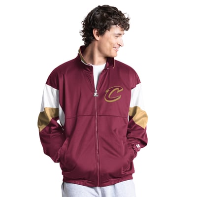 Cleveland Cavaliers Starter Legacy Full-Zip Track Jacket - Wine