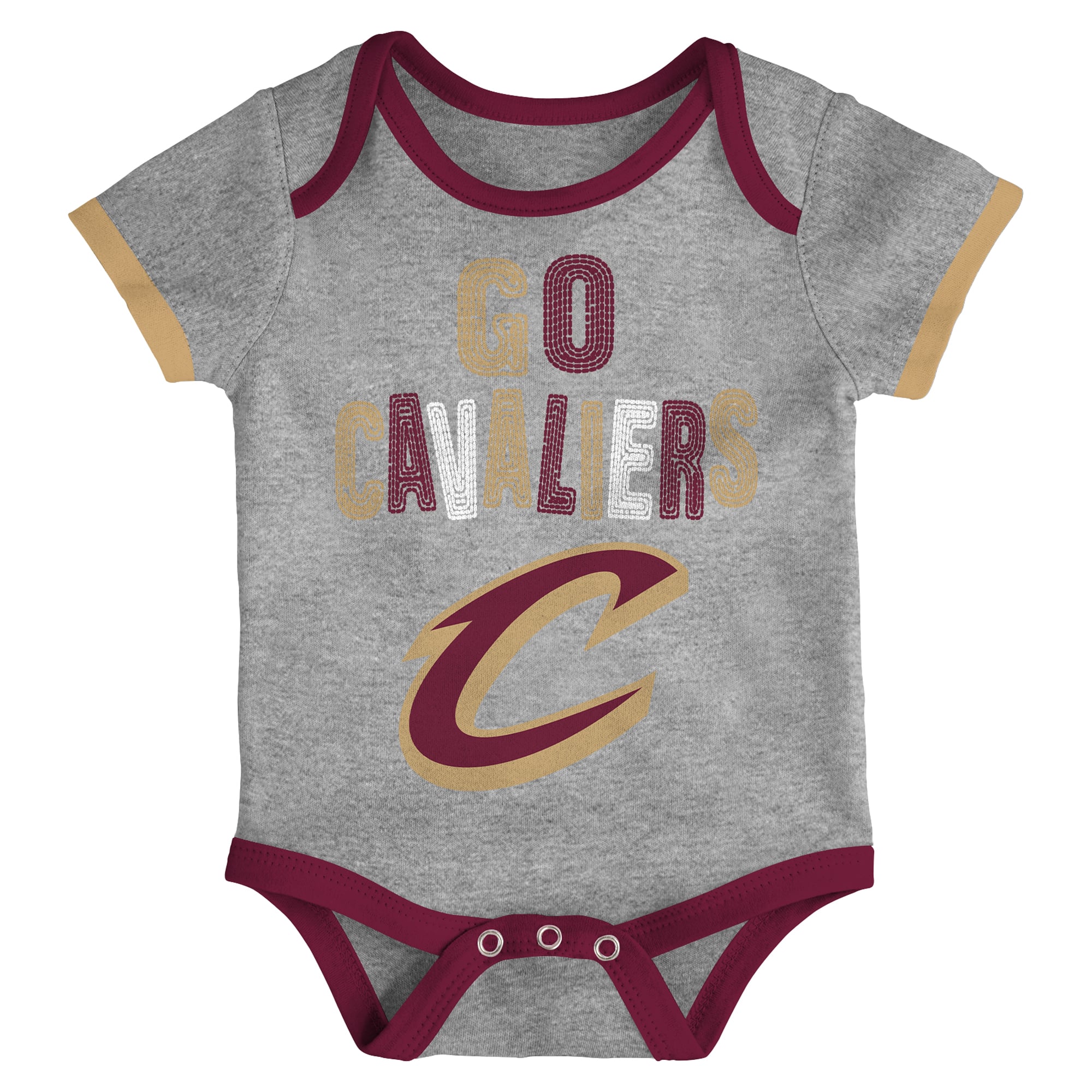 Ensemble de 3 bodies Outerstuff Cleveland Cavaliers Born To Ball pour nouveau-nés et nourrissons