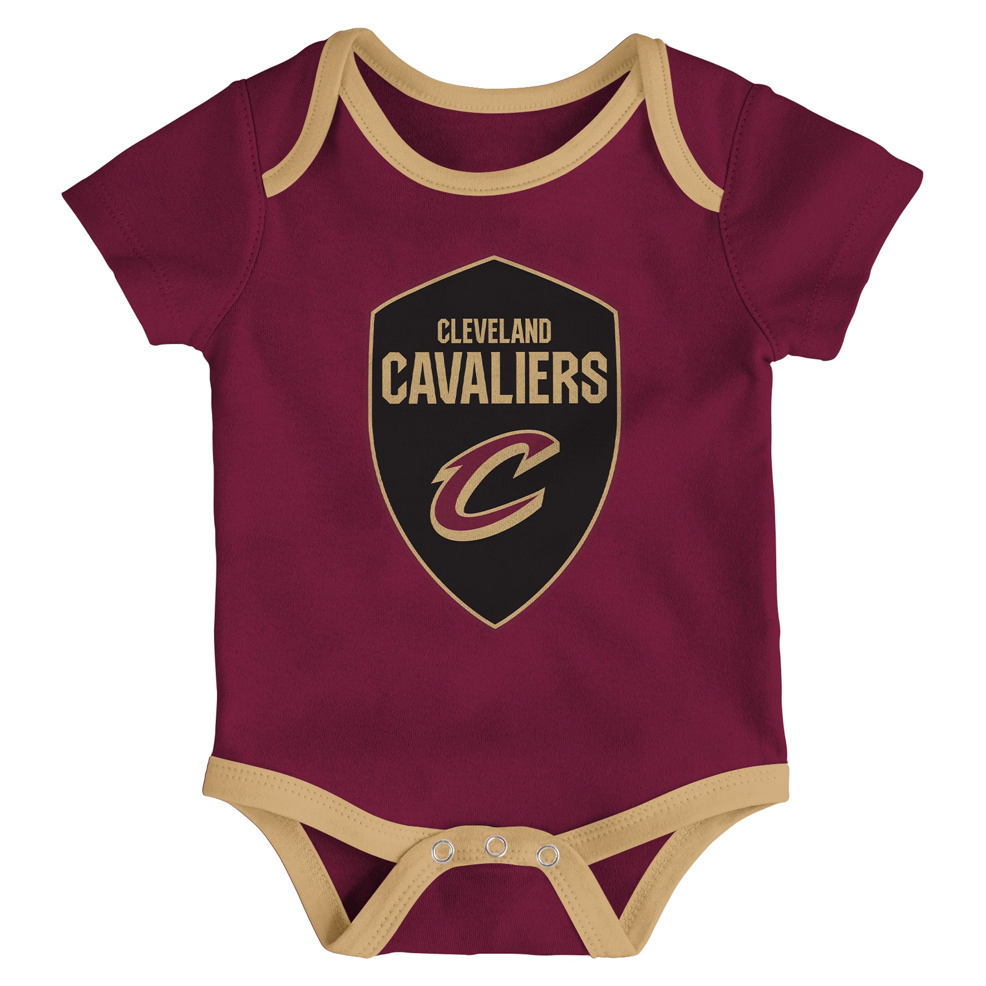 Ensemble de 3 bodies Outerstuff Cleveland Cavaliers Born To Ball pour nouveau-nés et nourrissons