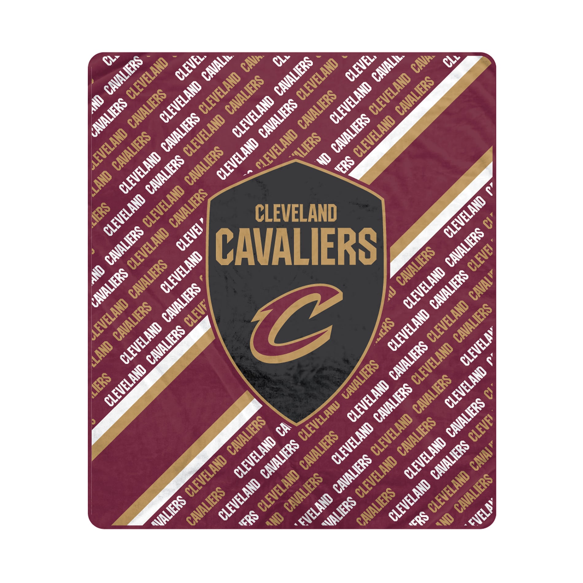 Couverture ultra douce Pegasus Cleveland Cavaliers 60" x 70" (diagonale) avec logo et doublure