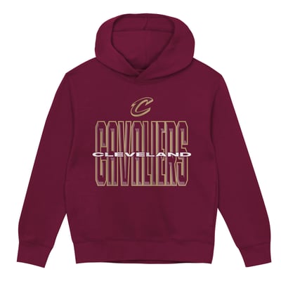 Cleveland Cavaliers Outerstuff Preschool Field General Fleece Hoodie - Wine
