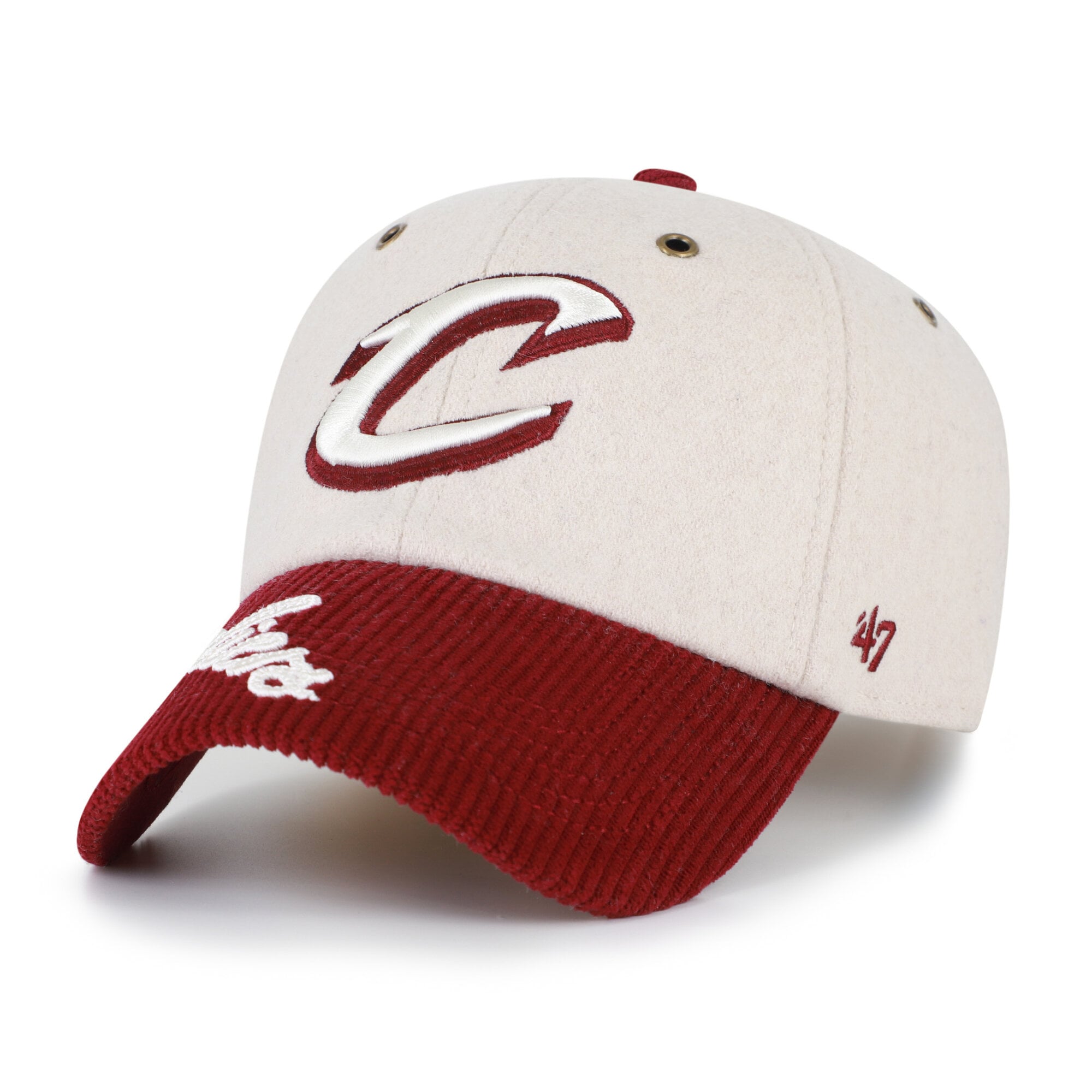 Casquette ajustable pour femme '47 Natural Cleveland Cavaliers Rope Script Clean Up