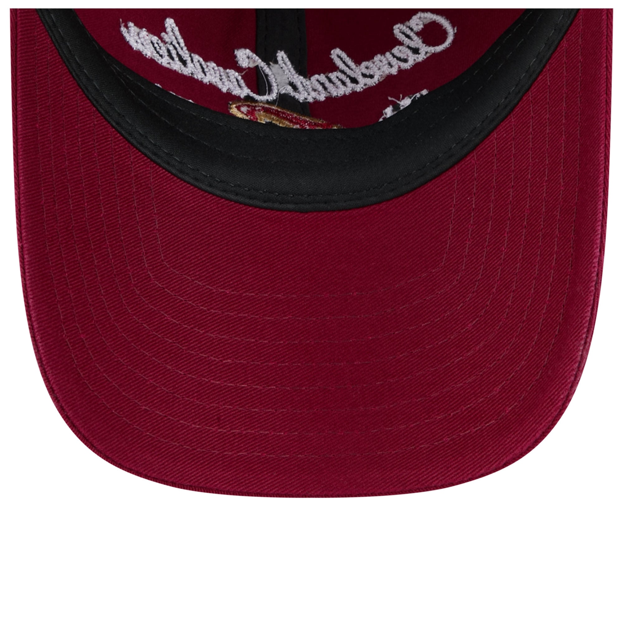 Women's New Era Wine Cleveland Cavaliers Script Casual Classic Adjustable Hat