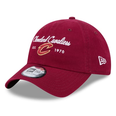 Cleveland Cavaliers New Era Women's Script Casual Classic Adjustable Hat - Wine