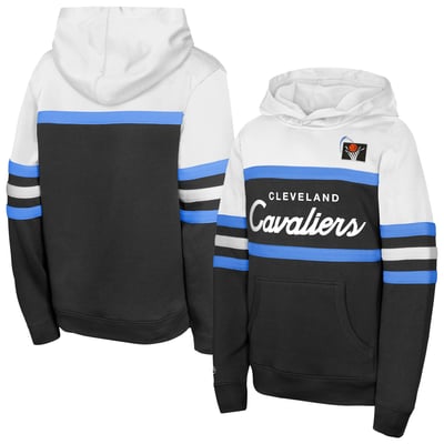 Cleveland Cavaliers Mitchell & Ness Youth Vintage Head Coach Hoodie - Black/White