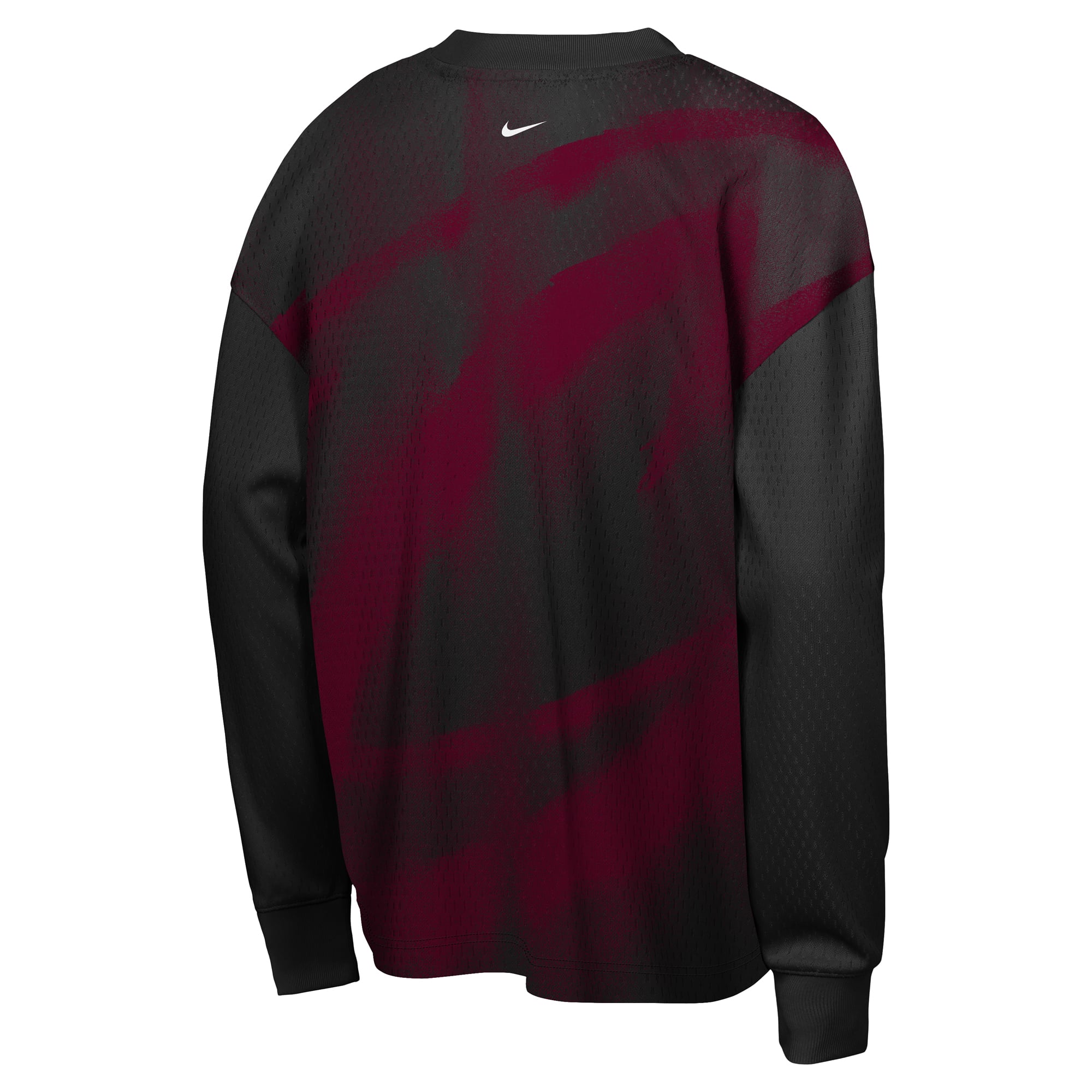 T-shirt à manches longues Nike Cleveland Cavaliers noir pour jeunes, édition standard 2026, performance d'avant-match