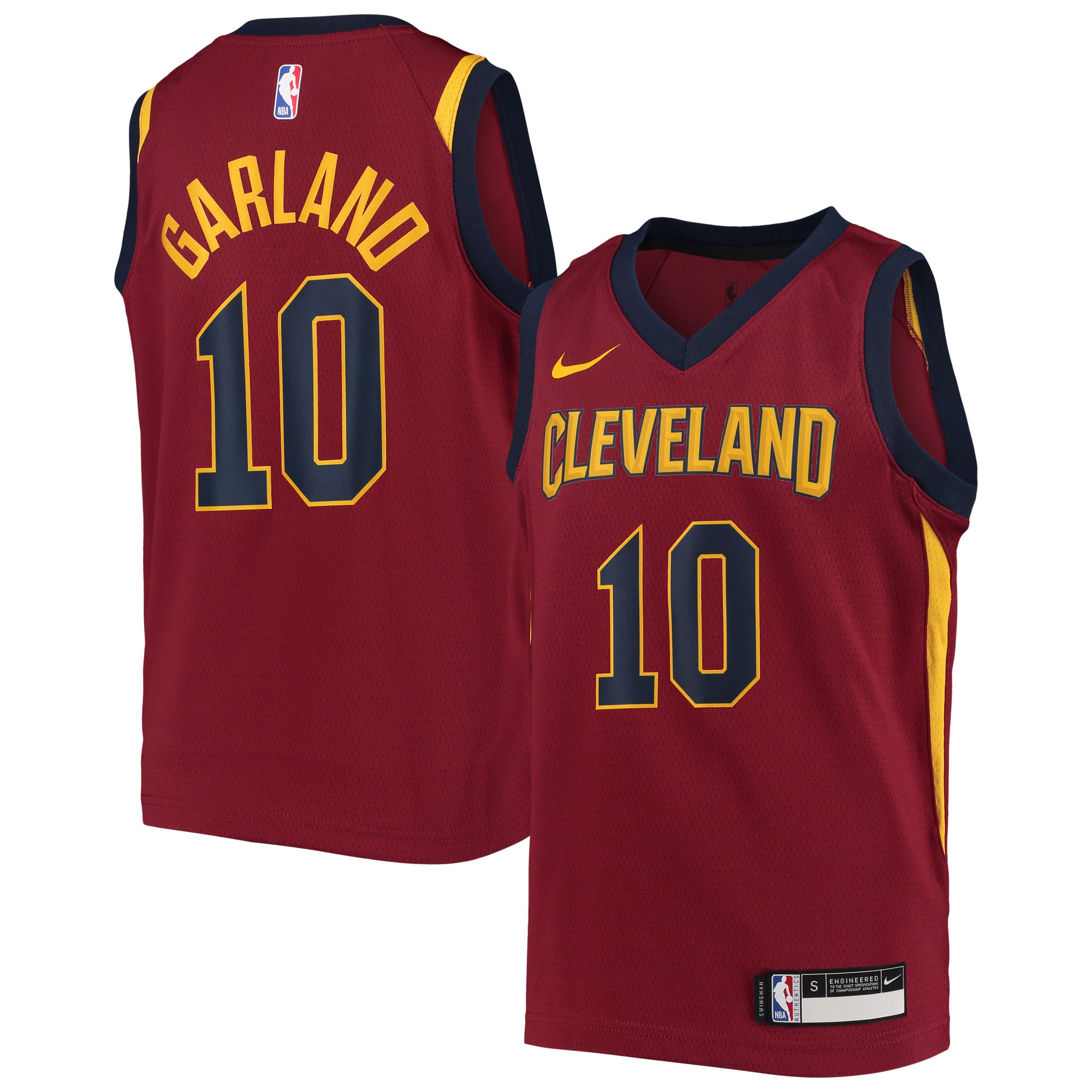 Youth Nike Darius Garland Wine Cleveland Cavaliers Team Swingman
