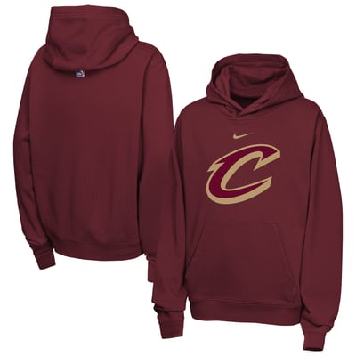 Cleveland Cavaliers Nike Youth Essential Logo Club Hoodie - Wine